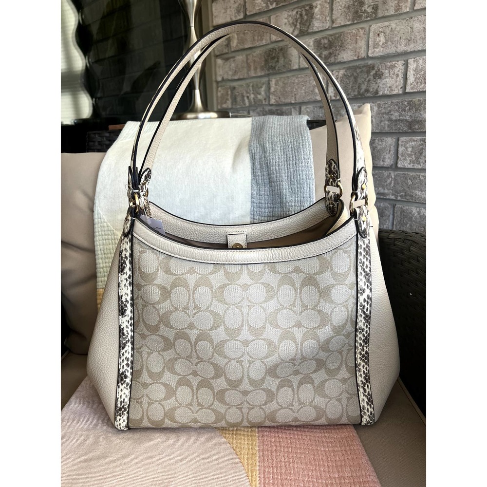 Coach Kristy Shoulder Bag In Colorblock Signature Canvas